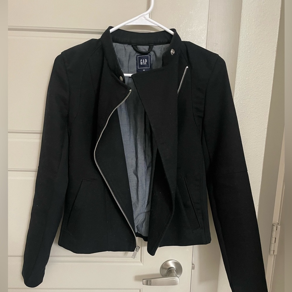 Asymmetrical Linen Jacket